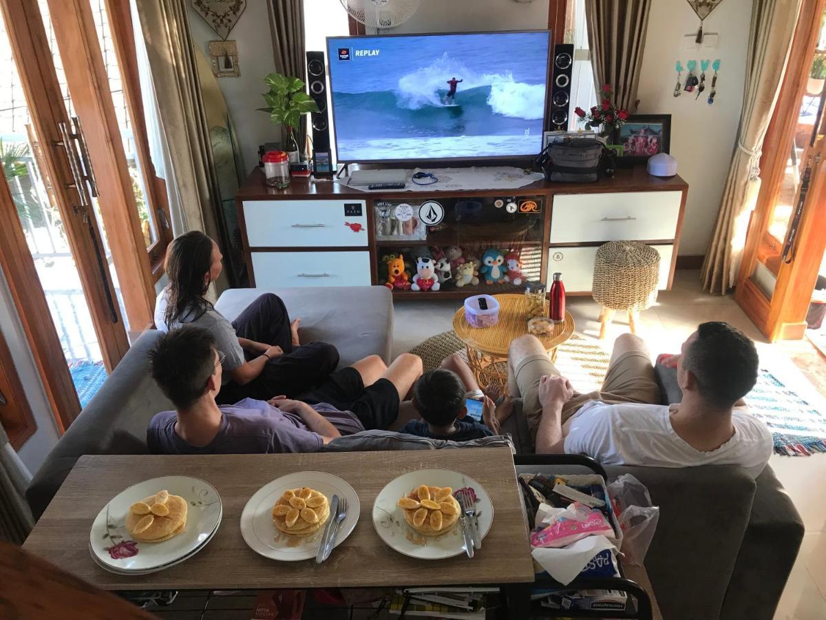 Medewi Secret Surfcamp Otel Pulukan Dış mekan fotoğraf